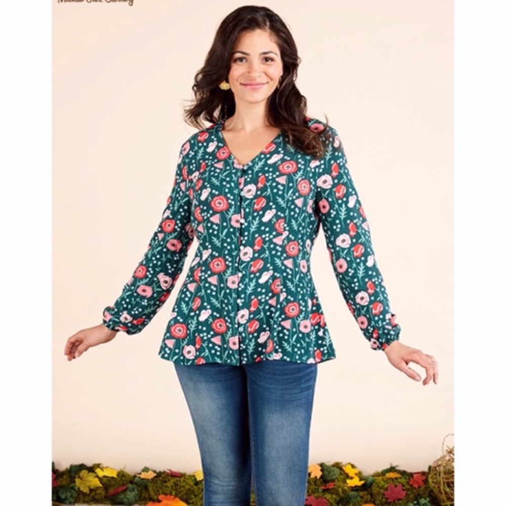 Matilda Jane Yesteryear Floral Blouse